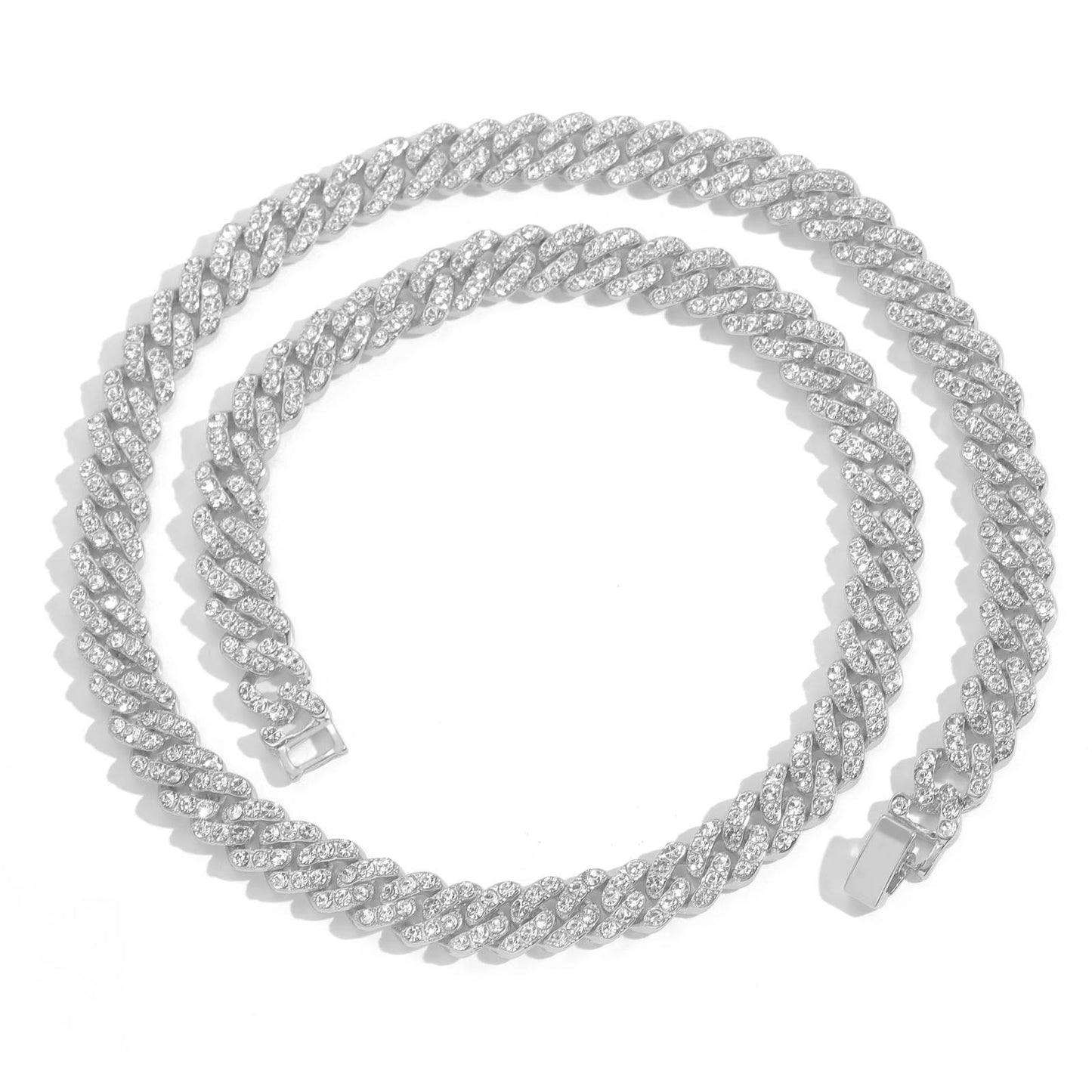 Hip Hop Cuban Link Alloy Necklace for Men