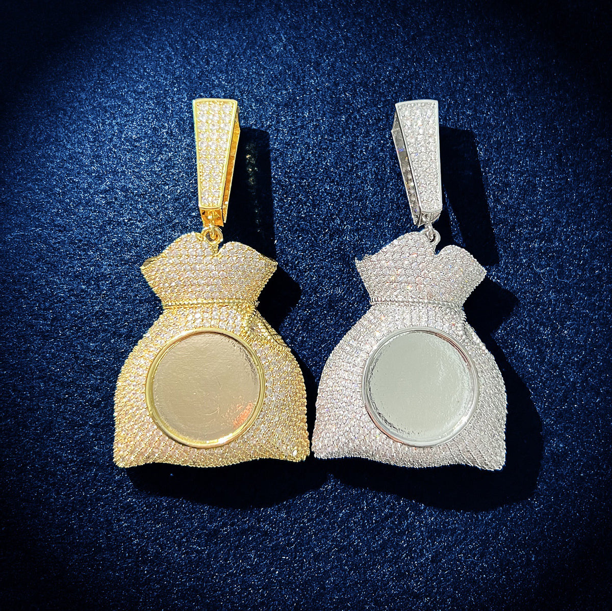Unisex Hip Hop Money Bag Photo Necklace product image