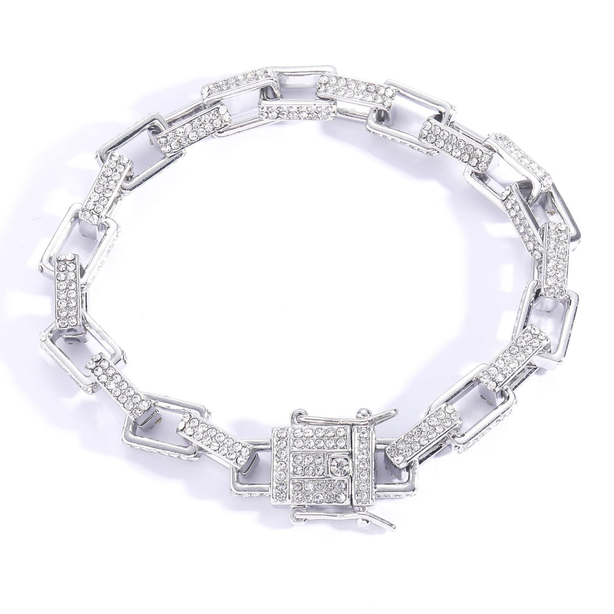 Hip Hop Punk Square Alloy Bracelet for Men product image