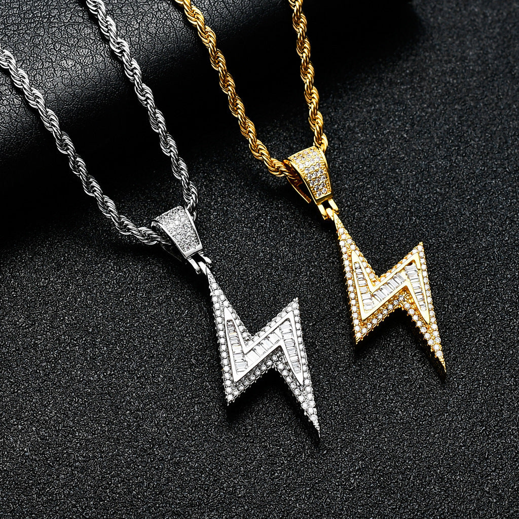 Hip Hop Iced Link Cubic Zirconia Necklace for Men and Women