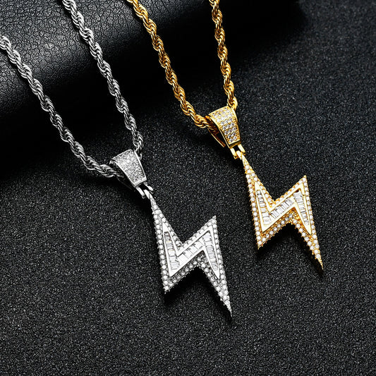 Hip Hop Iced Link Cubic Zirconia Necklace for Men and Women