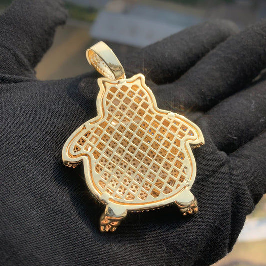Iced Out Cartoon Pendant Necklace