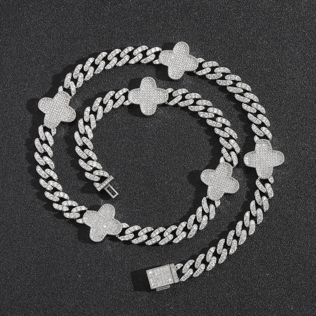 Hip Hop Fashion Cubic Zirconia Necklace for Men