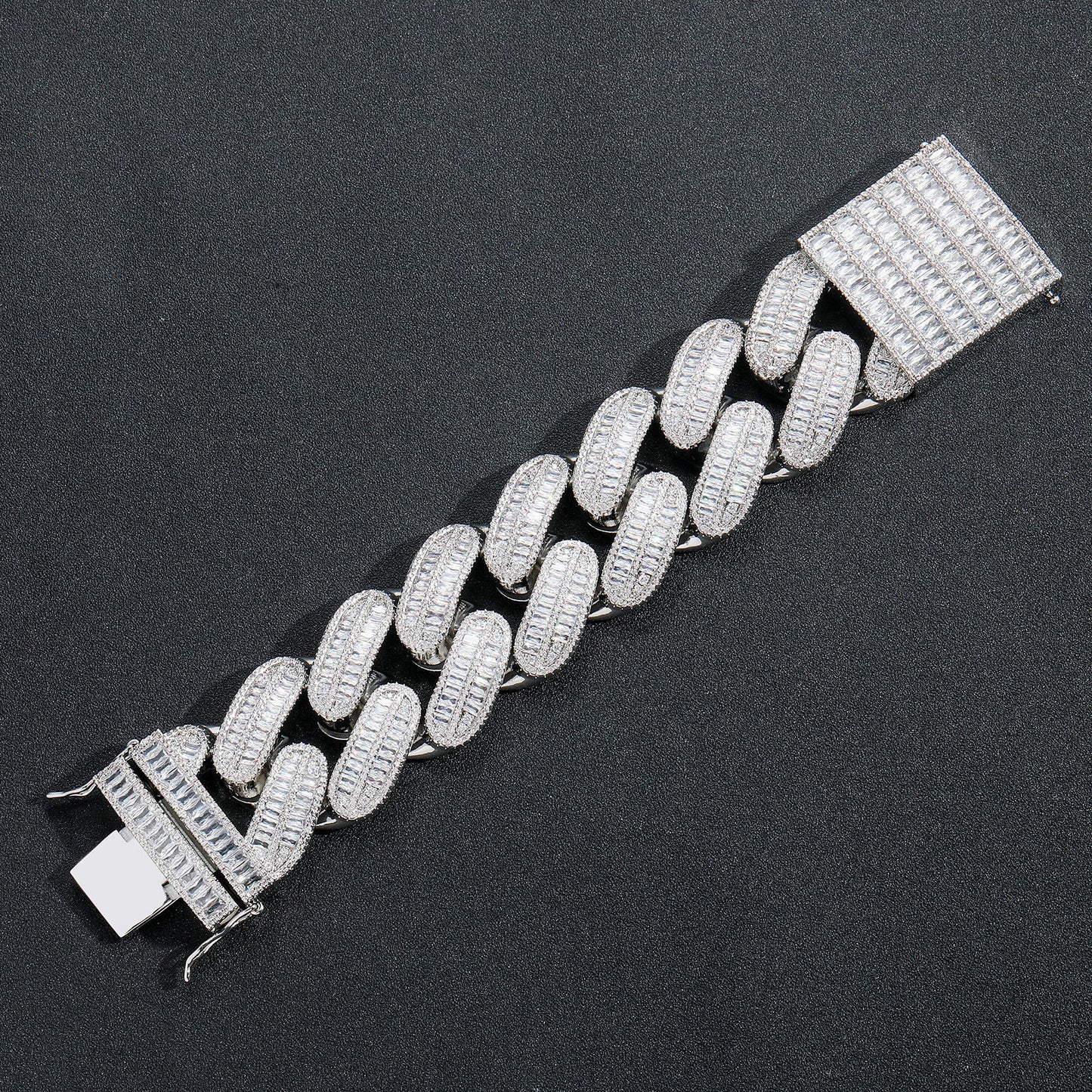 Hip Hop Punk Fashion Cubic Zirconia Necklace for Men