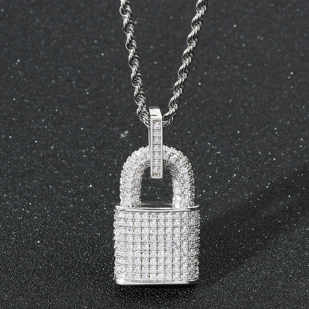 Light Luxury Fashion Copper Pendant Necklace for Men and Women