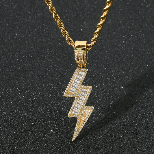 Hip Hop Cat Copper Pendant Necklace for Men and Women