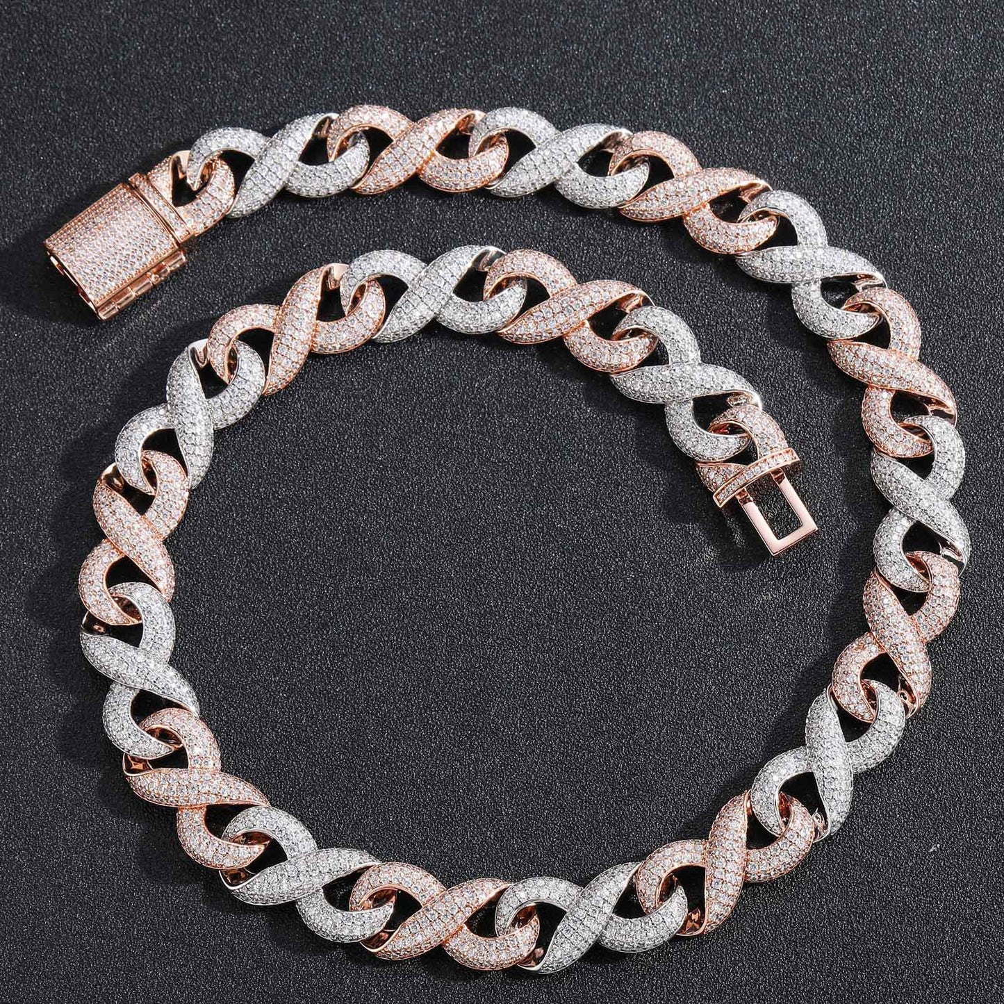 Hip Hop Punk Fashion Cubic Zirconia Pendant Necklace for Men