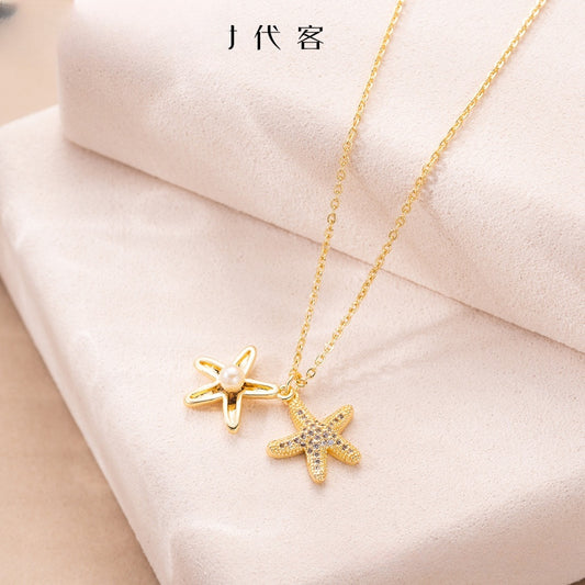 Elegant Circle Pendant Necklace for Women Sparkly Minimalist Layering Piece
