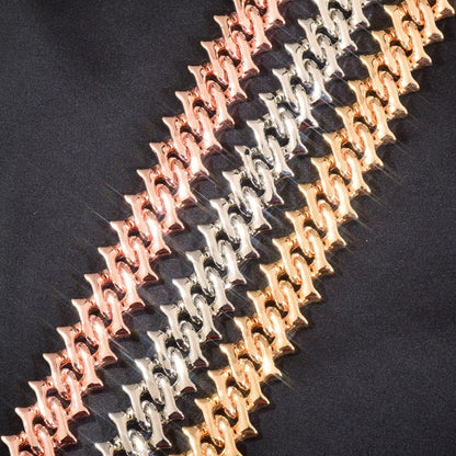 Iced Out Lock Pendant Chain