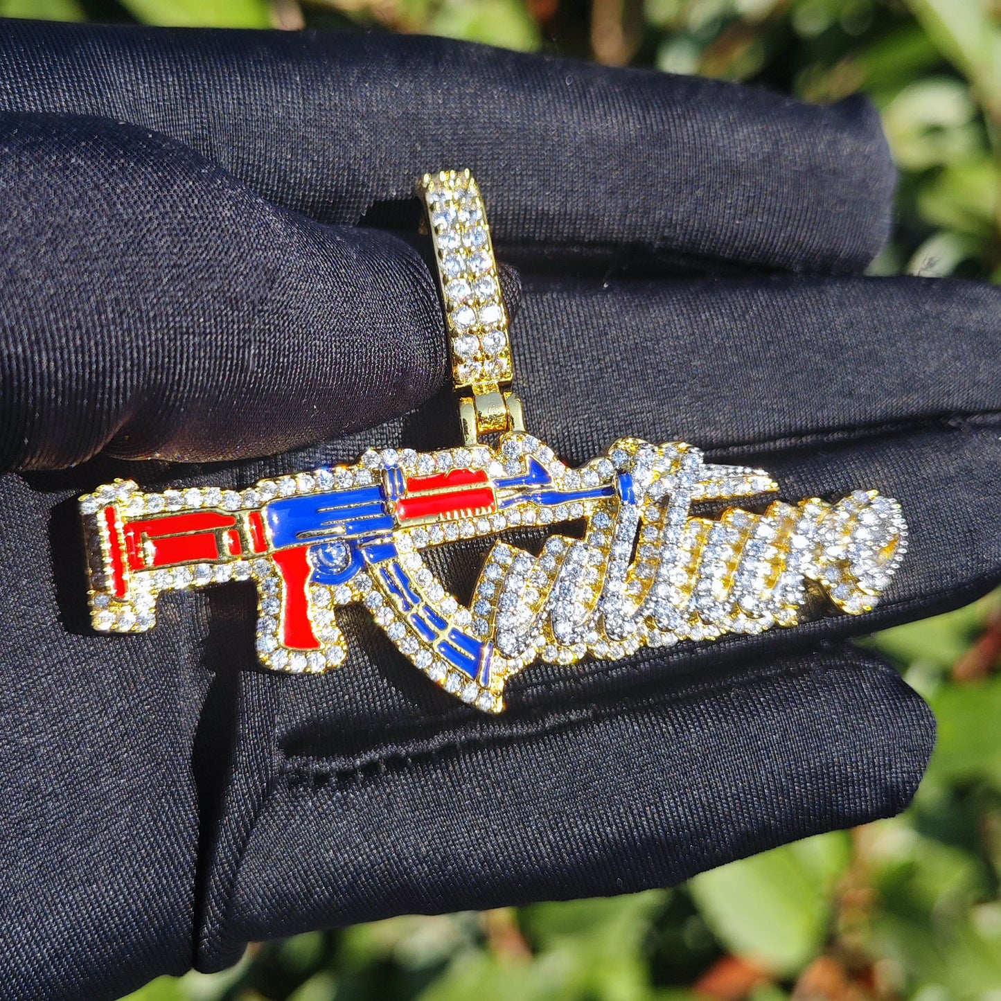Iced Out Hip Hop Pendant Necklace