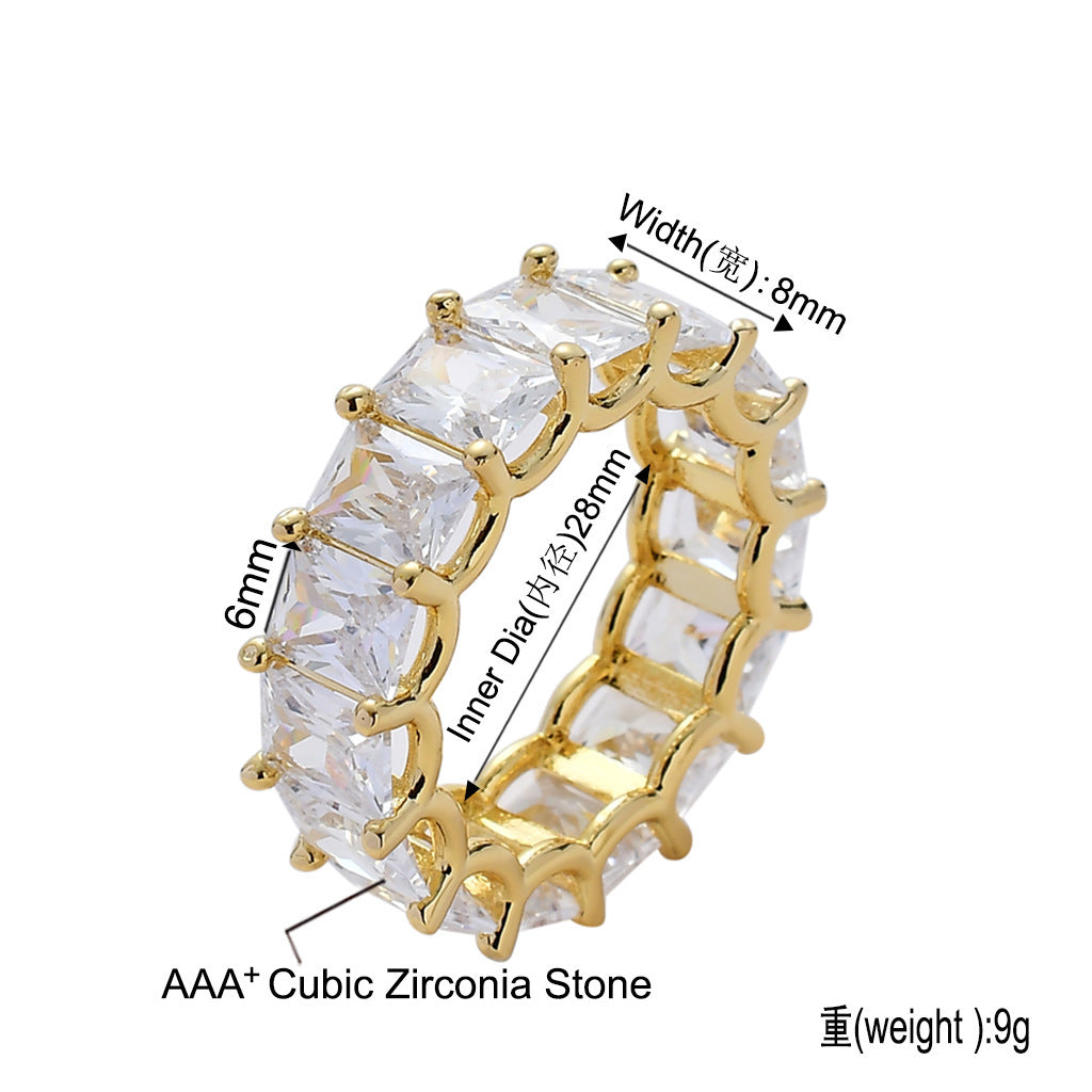 Hip Hop Fashion Cubic Zirconia Bracelet for Men