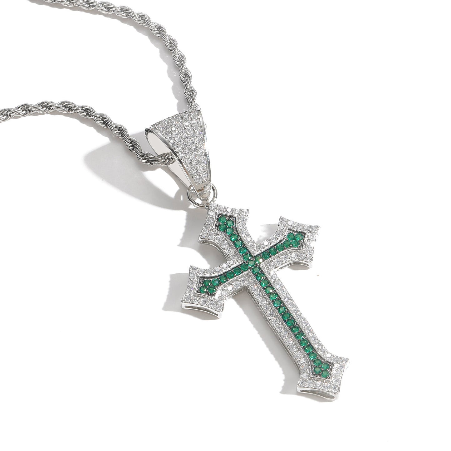 Hip Hop Fashion Cubic Zirconia Necklace for Men and Women