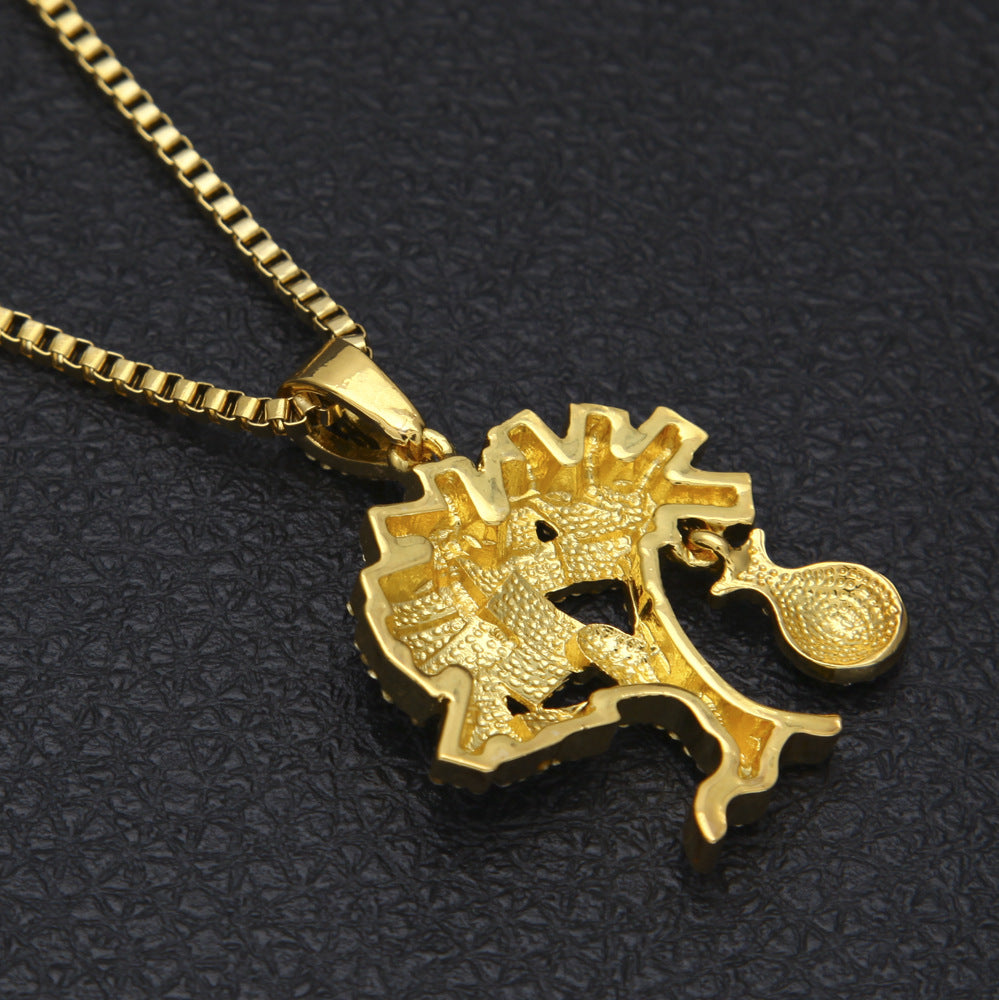 Iced Tree Pendant Necklace for Women & Men – Gold or Silver Tone CZ Statement Chain with Box or Cuban Chain