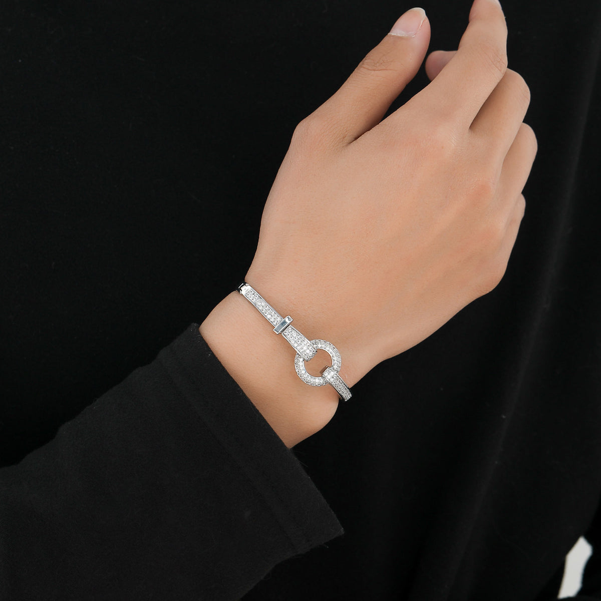 Hip Hop Cuban Link Copper Bracelet for Men and Women product image