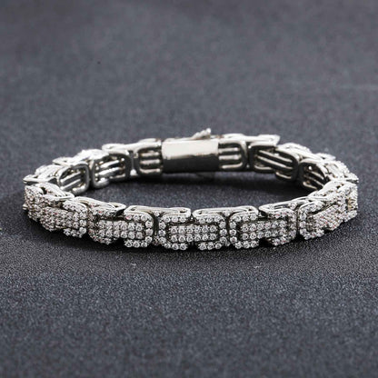Fashion Cubic Zirconia Bracelet for Men