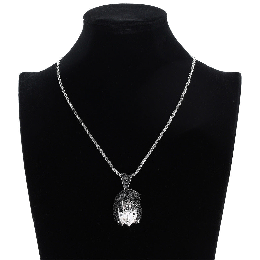 Hip Hop Fashion Cubic Zirconia Pendant Necklace for Men and Women