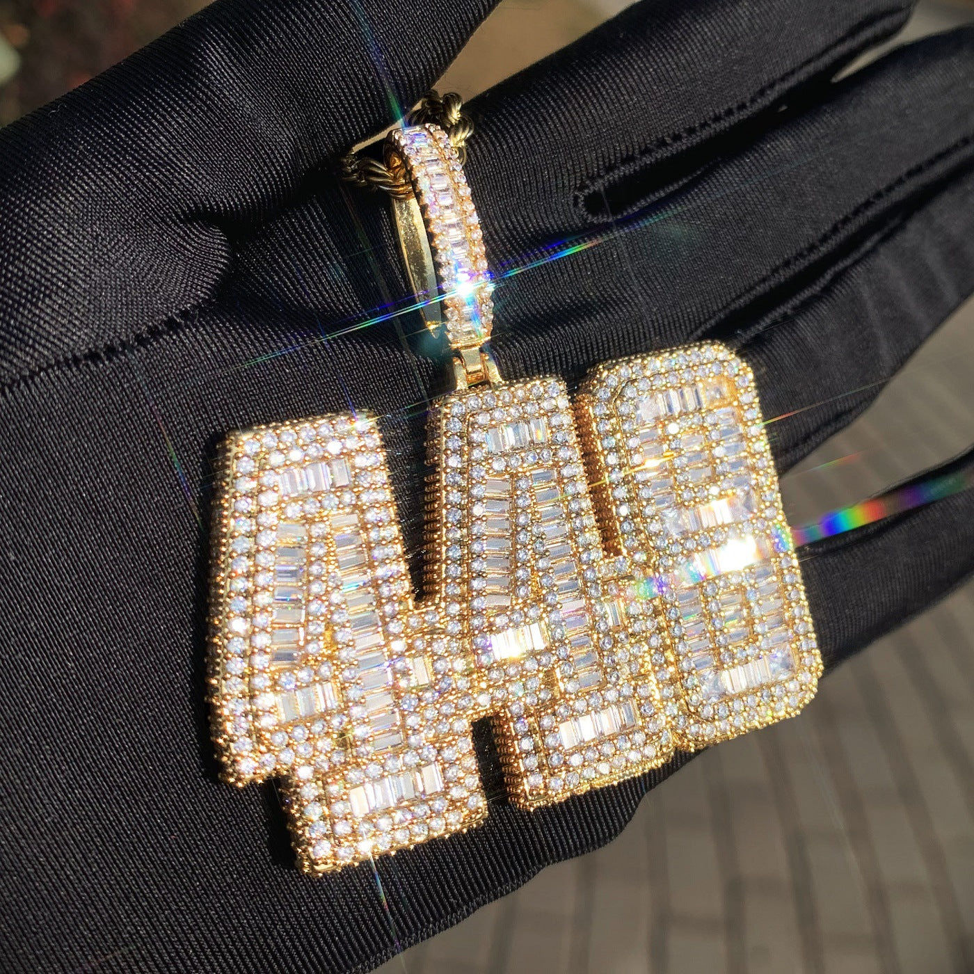 Iced Out 420 Pendant Necklace for Men