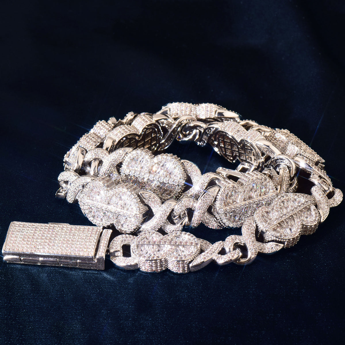 Iced Out Clover Chain Necklace product image