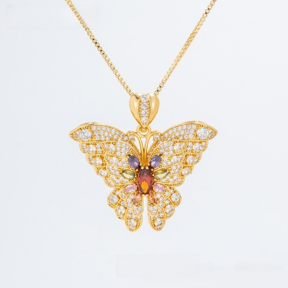 Elegant Ice Flower Statement Pendant Necklace for Women Party Jewelry product image