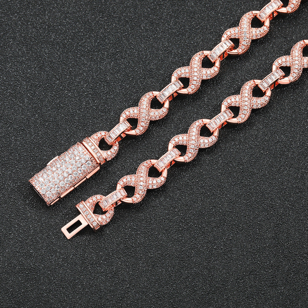Hip Hop Fang Snake Copper Pendant Necklace for Men