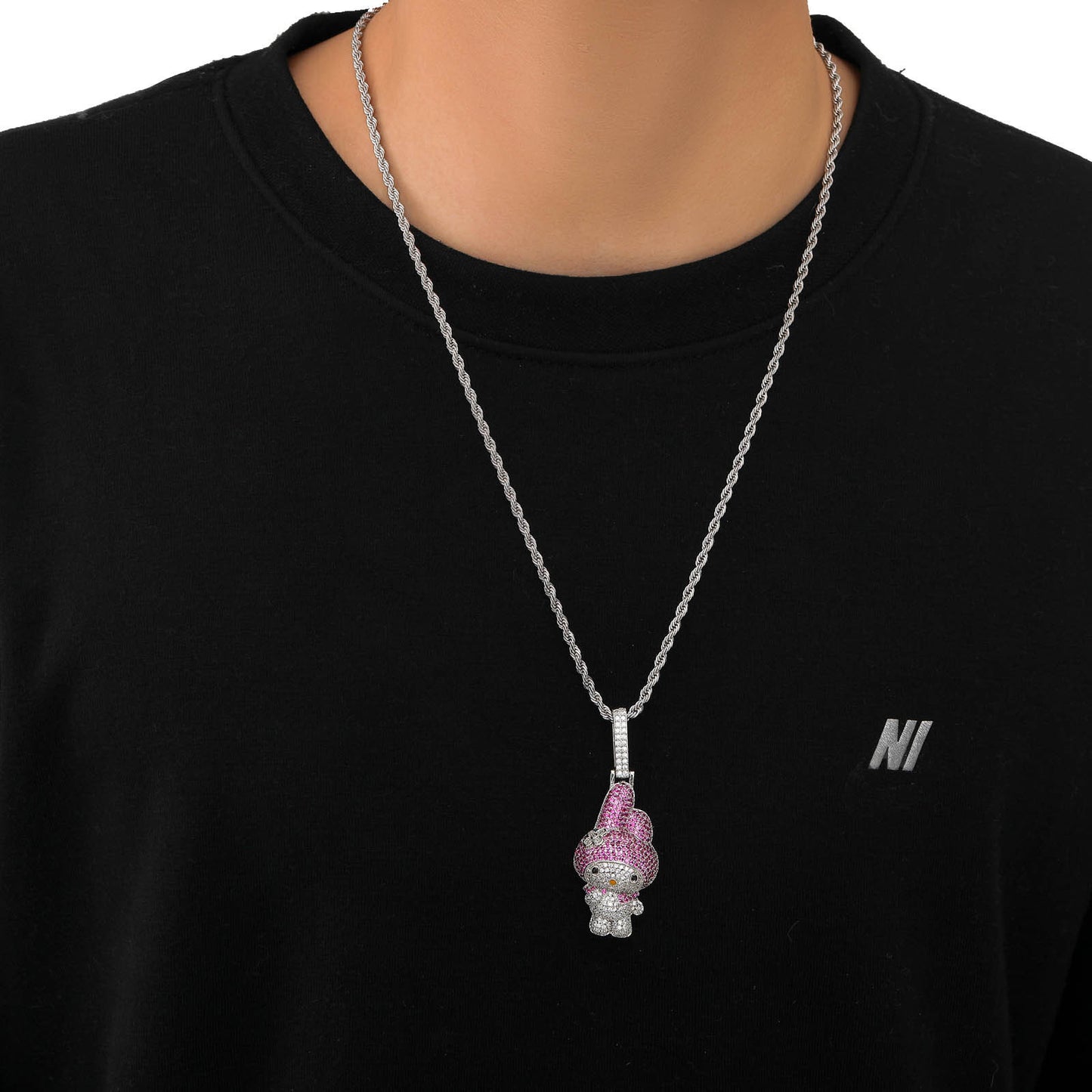 Hip Hop Fashion Copper Pendant Necklace for Men and Women