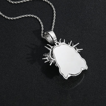 Hip Hop Copper Pendant Necklace for Men and Women