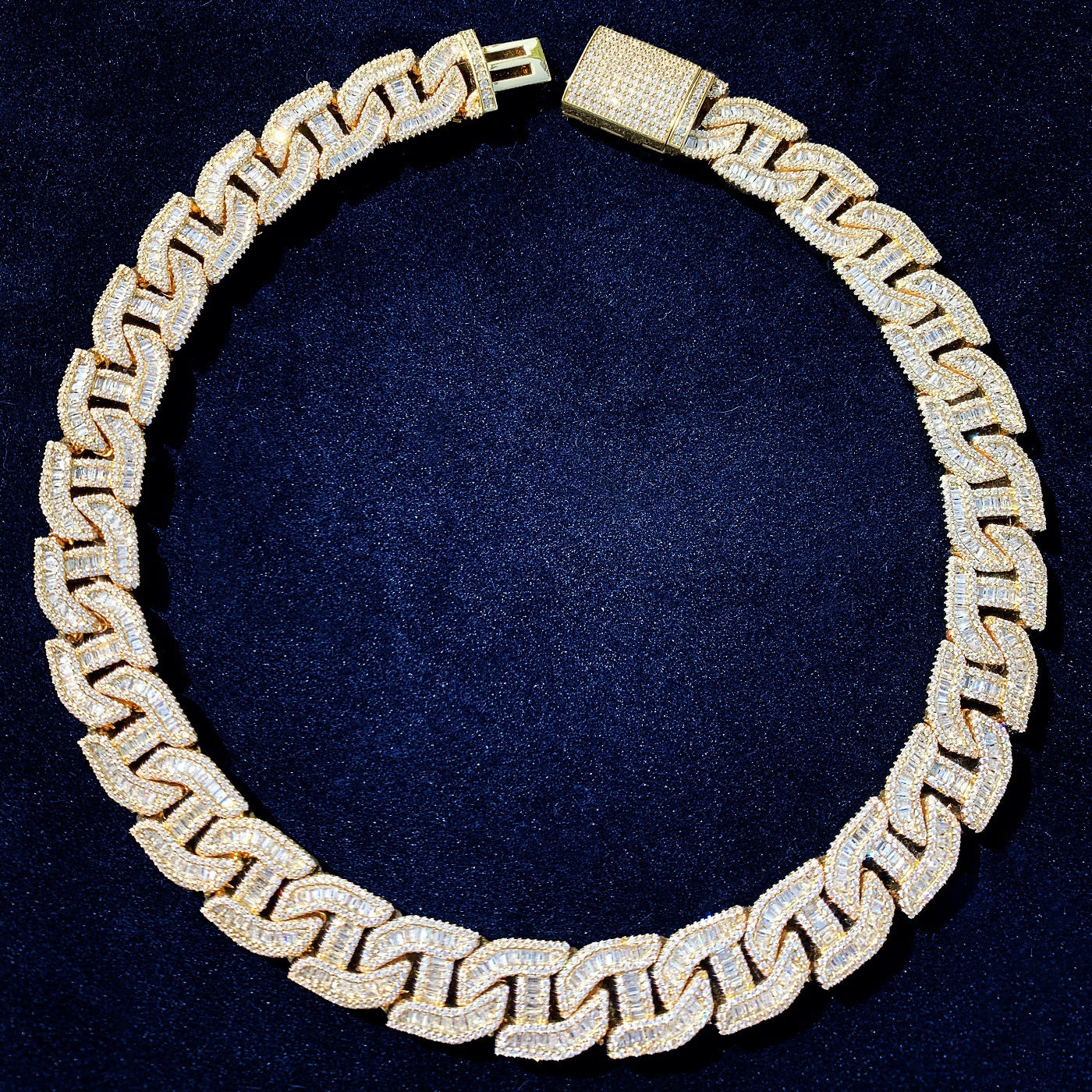 Iced Out Cuban Link Necklace for Men