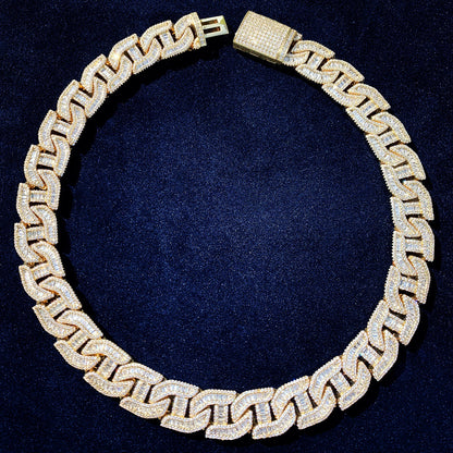 Iced Out Cuban Link Necklace for Men
