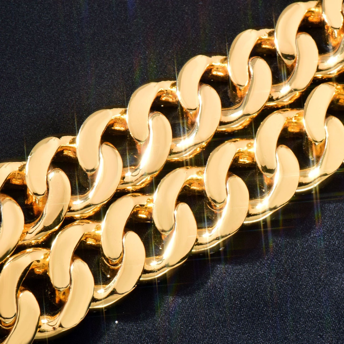 Unisex Iced Cuban Chain Statement Necklace