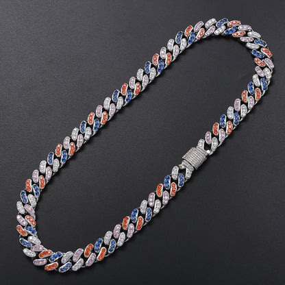 Hip Hop Cuban Link Cubic Zirconia Bracelet for Men