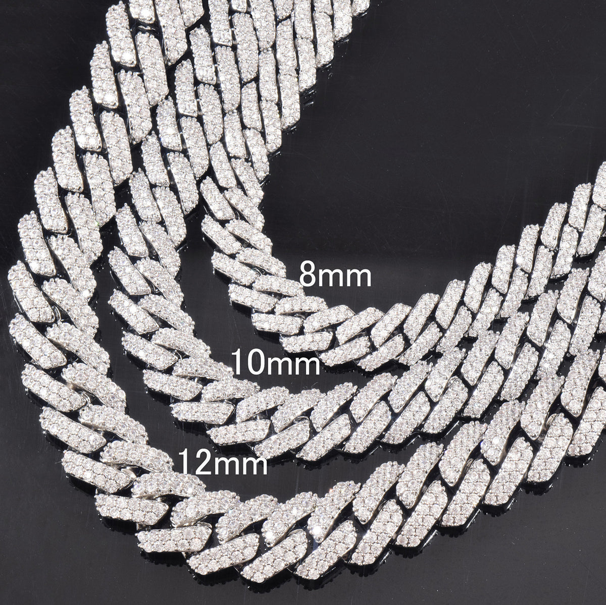 Double Row Oval Cuban Chain for Men product image