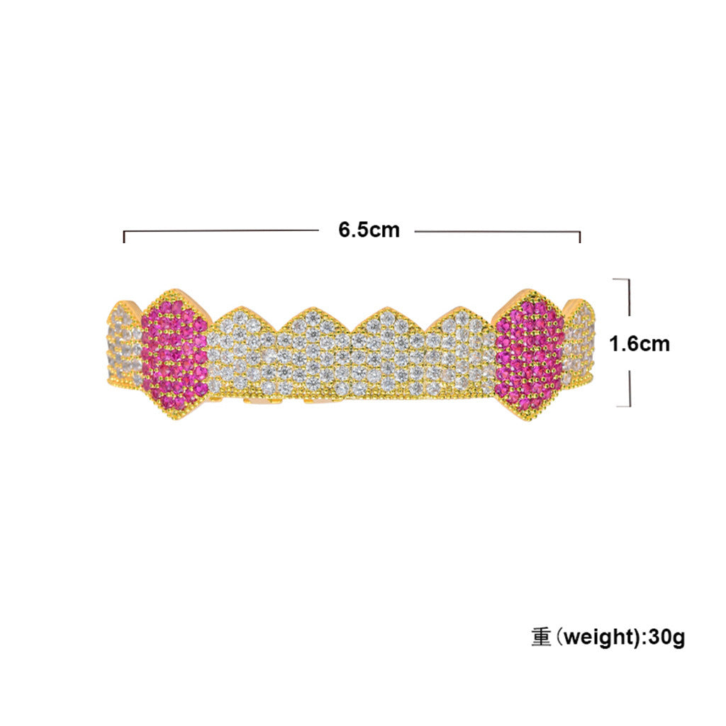 Hip Hop Cuban Link Copper Bracelet for Men and Women