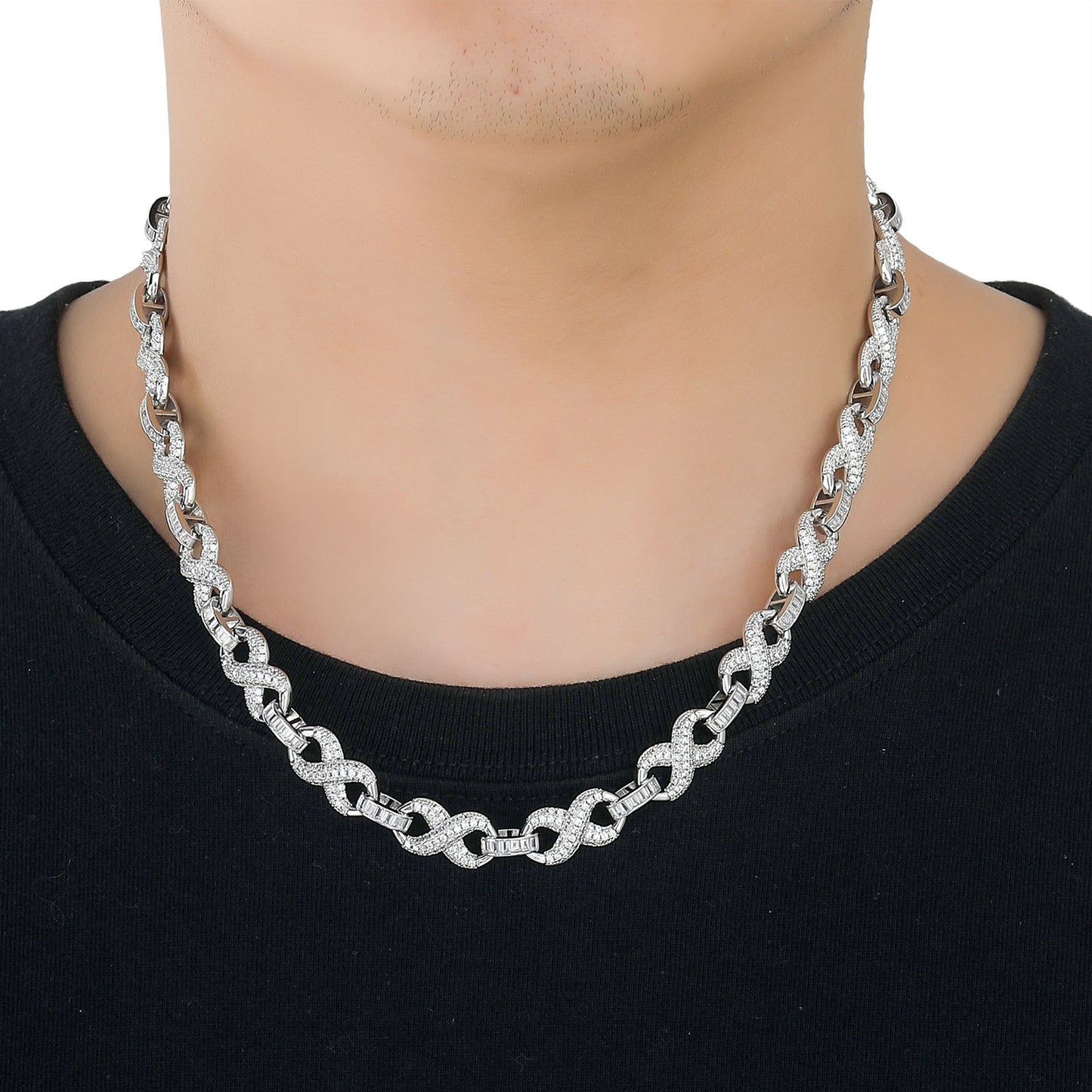 Hip Hop Cat Copper Pendant Necklace for Men and Women