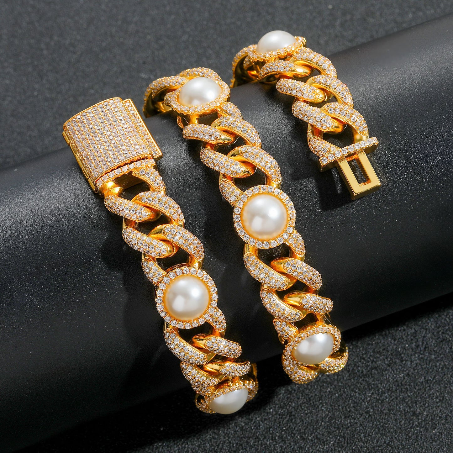 Hip Hop Cuban Link Cubic Zirconia Necklace for Men