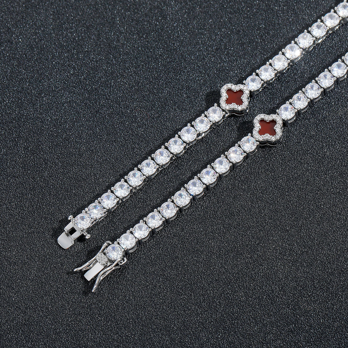 Cuban Link Bubble Cubic Zirconia Necklace for Men product image