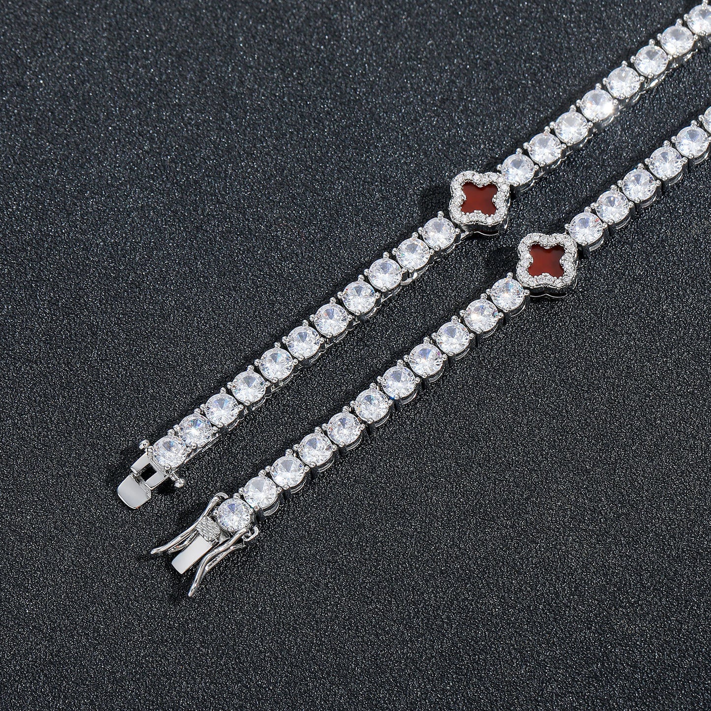 Cuban Link Bubble Cubic Zirconia Necklace for Men