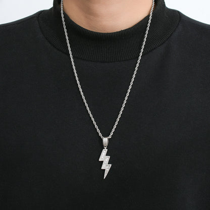 Hip Hop Cat Copper Pendant Necklace for Men and Women