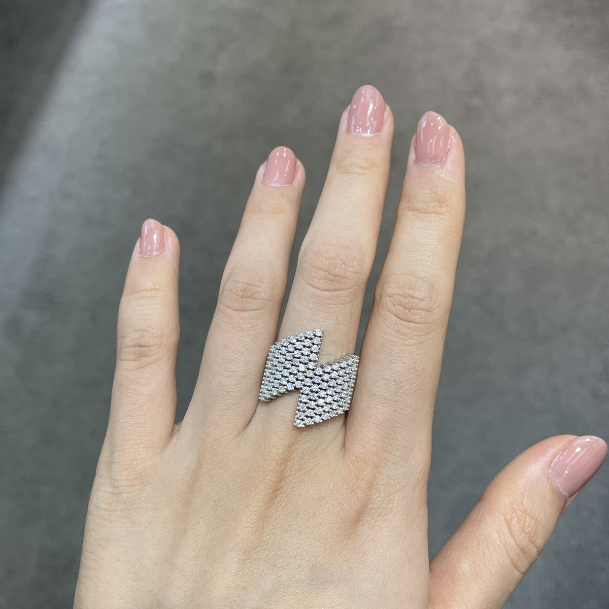Geometric Sparkling Open Cuff Bracelet Bangle for Women product image