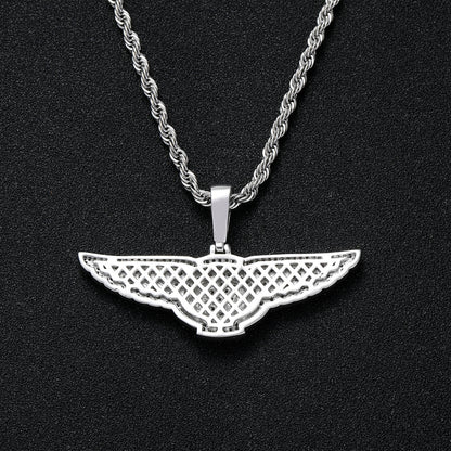 Hip Hop Fashion Cubic Zirconia Pendant Necklace for Men and Women