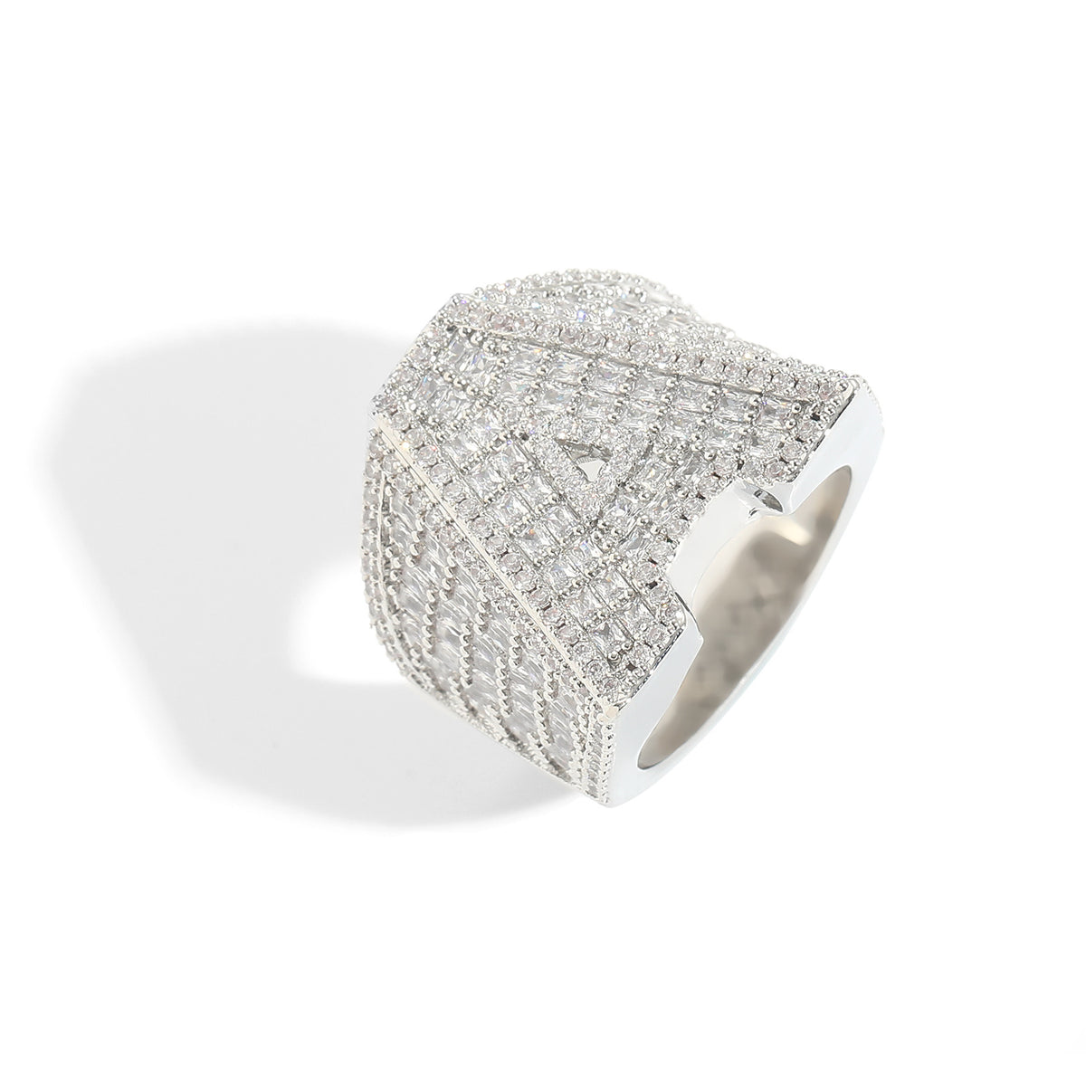 Light Luxury Fashion Cubic Zirconia Ring for Men product image