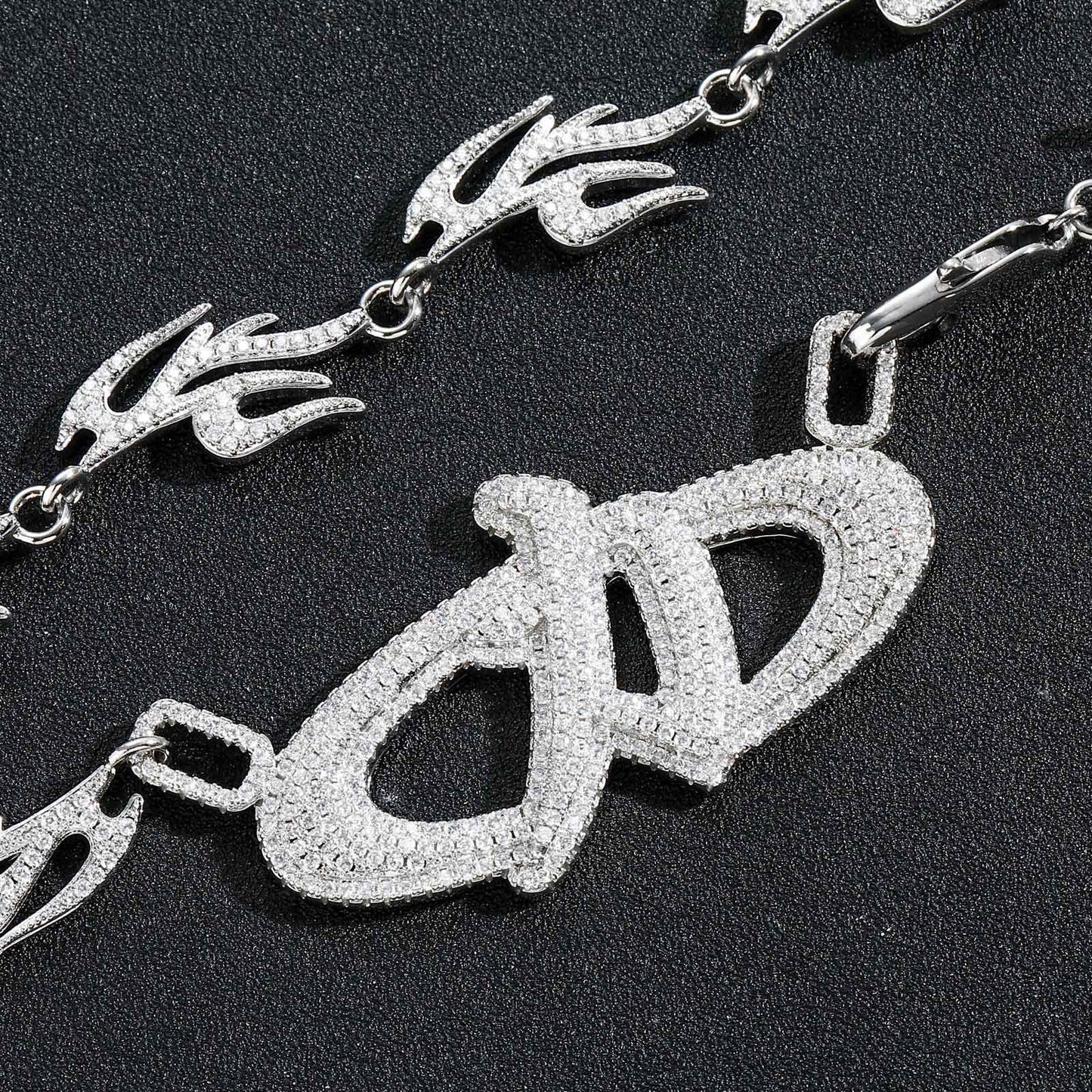 Hip Hop Cuban Link Cubic Zirconia Necklace for Men and Women