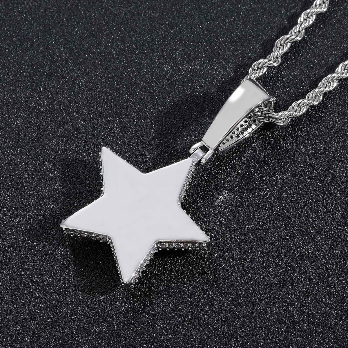Hip Hop Star Copper Pendant Necklace for Men and Women product image