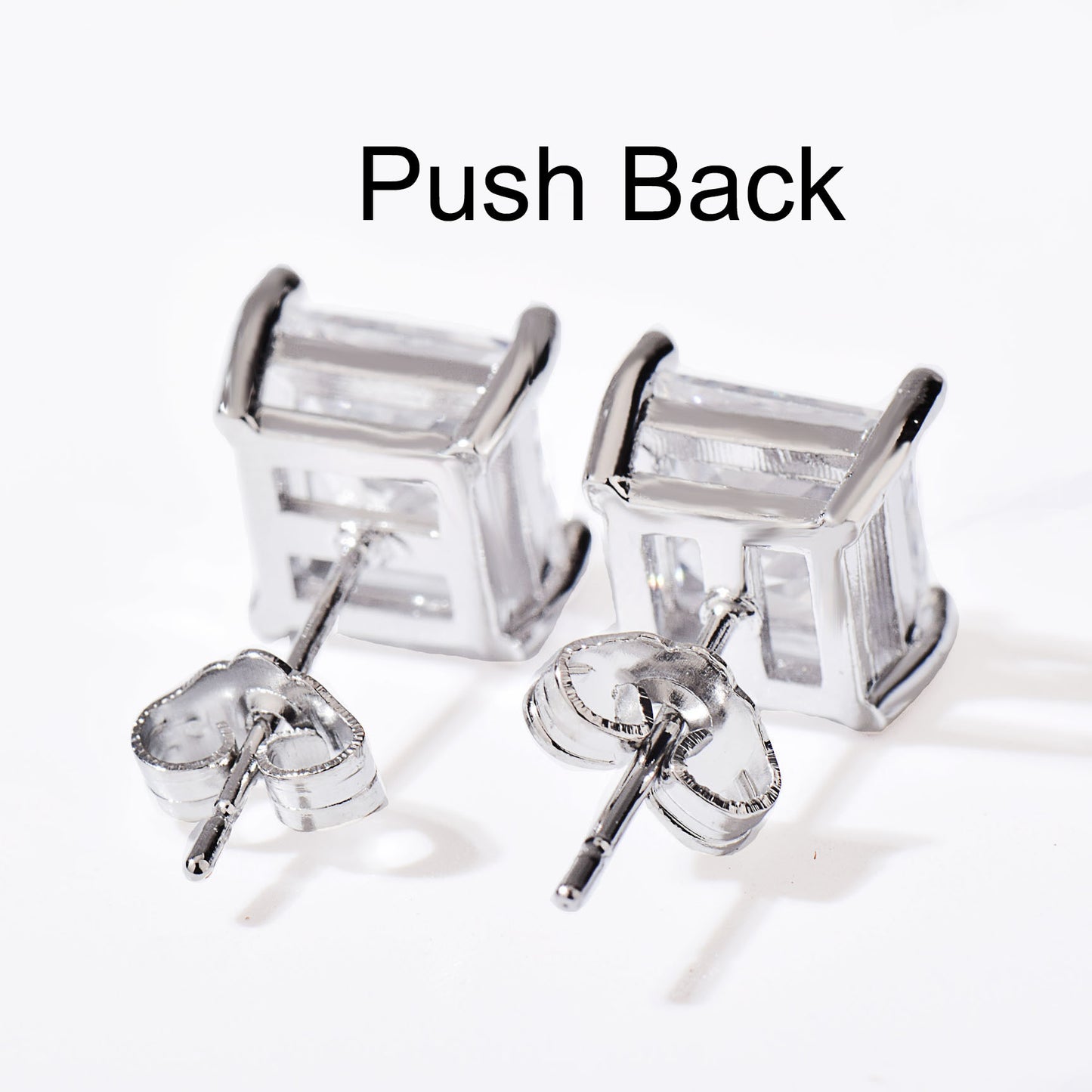 Unisex Princess Stud Earrings Statement Gift