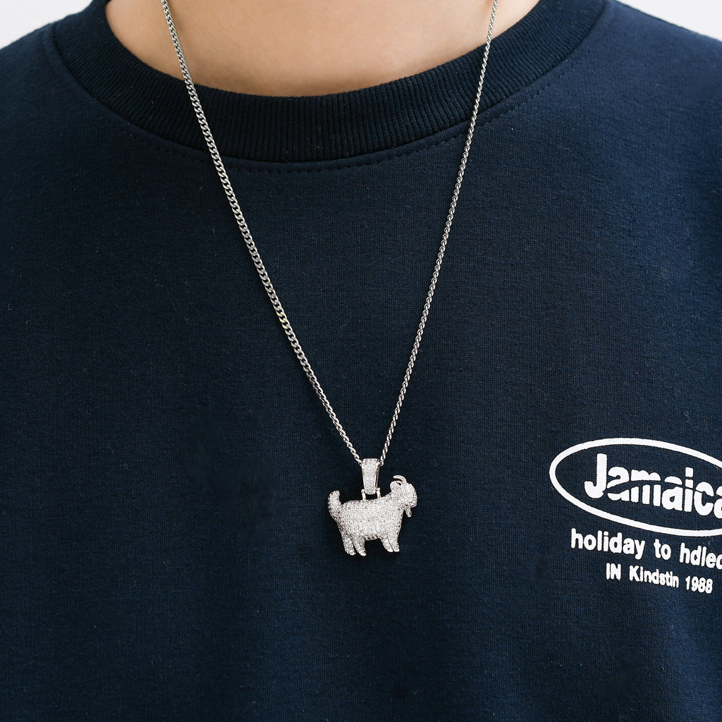 Hip Hop Fashion Copper Pendant Necklace for Men and Women