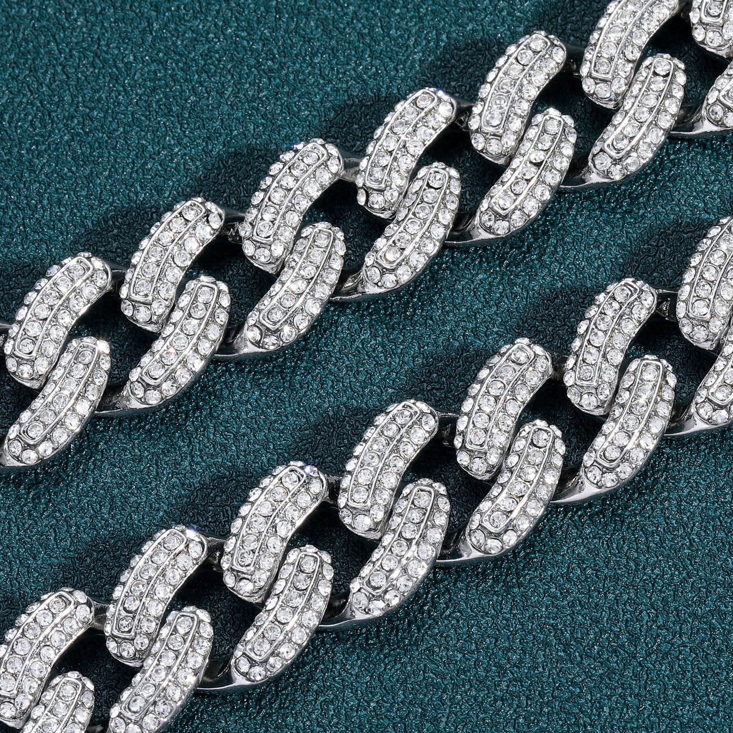 Hip Hop Cuban Link Alloy Necklace for Men