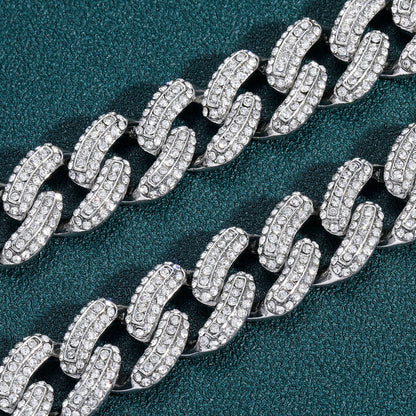 Hip Hop Cuban Link Alloy Necklace for Men