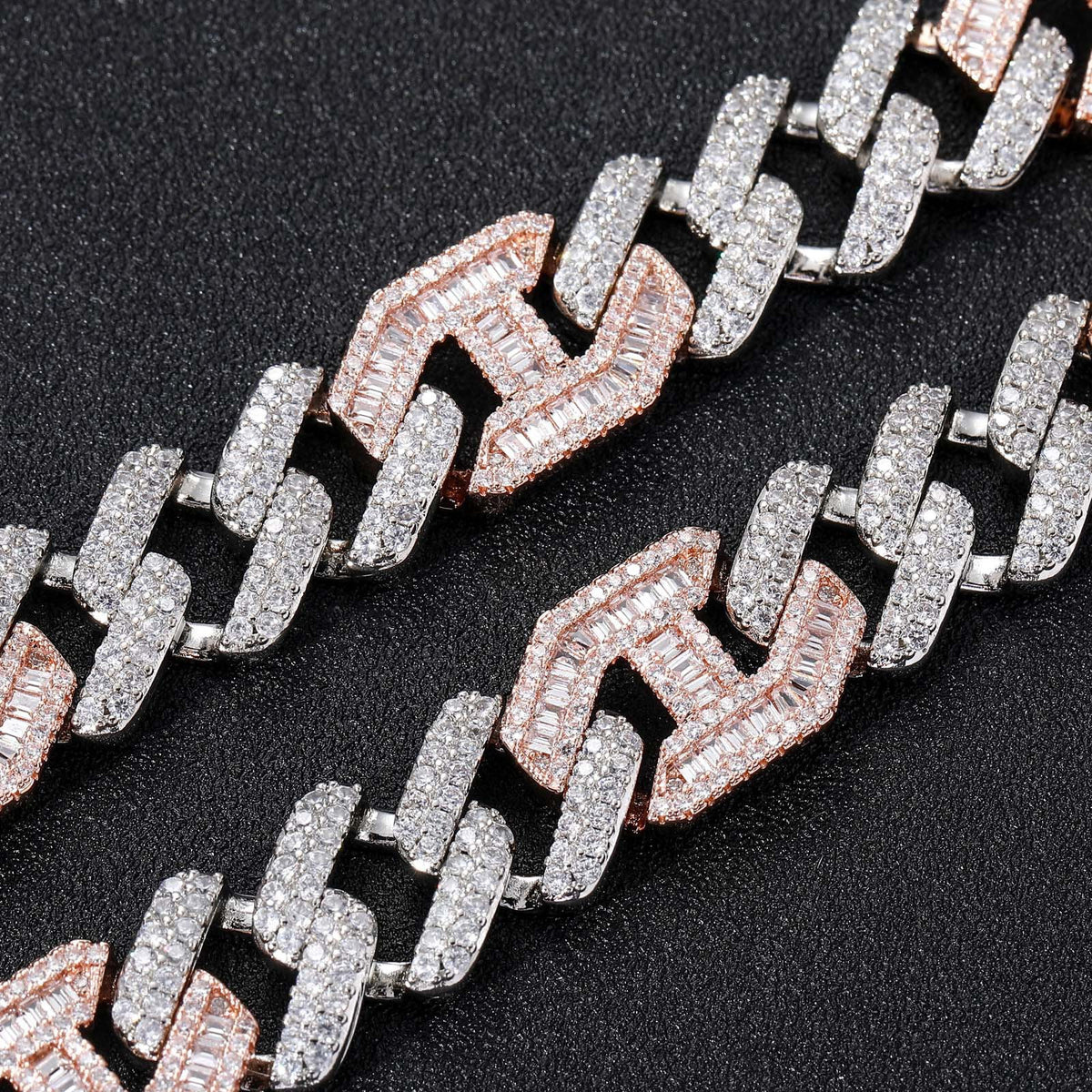 Hip Hop Minimalist Cuban Link Copper Bracelet for Men product image