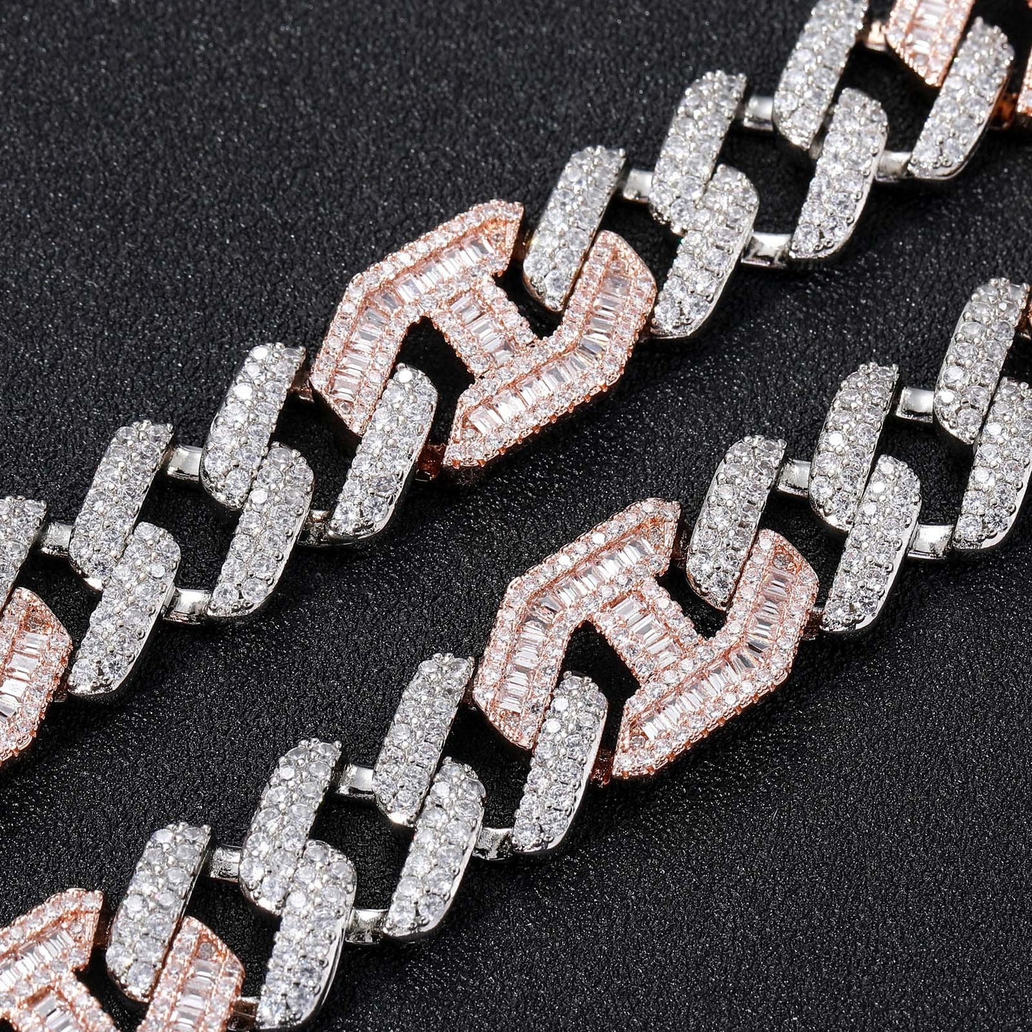 Hip Hop Minimalist Cuban Link Copper Bracelet for Men