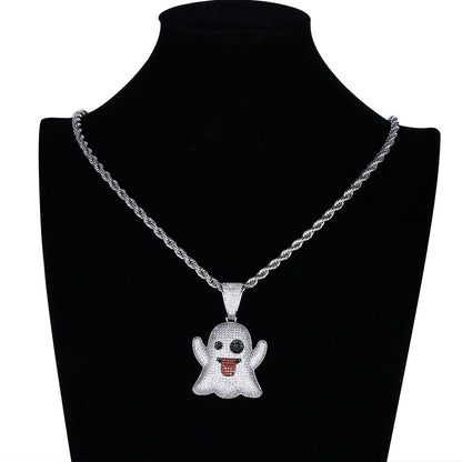 Hip Hop Fashion Copper Pendant Necklace for Men and Women