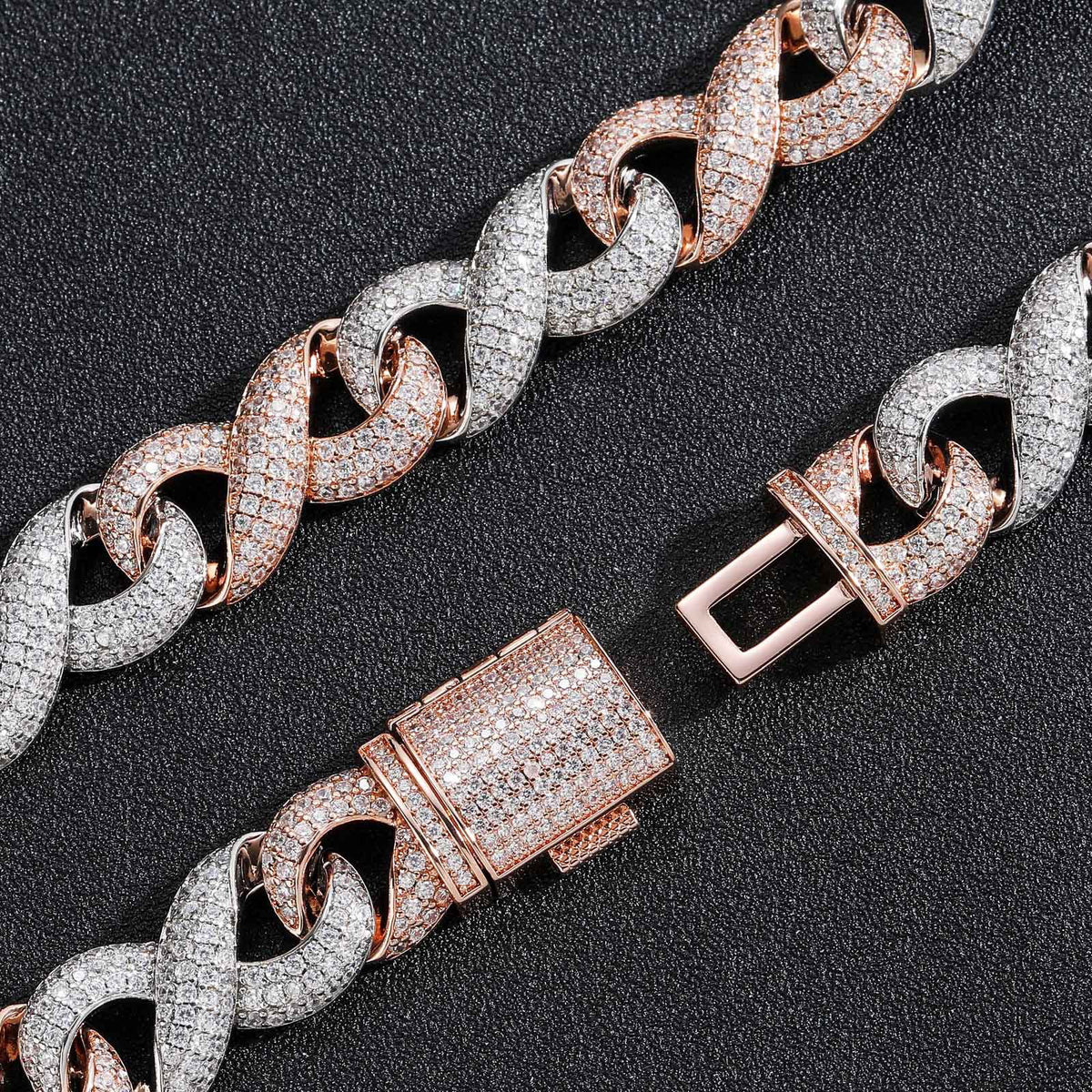Hip Hop Cuban Link Cubic Zirconia Bracelet for Men product image